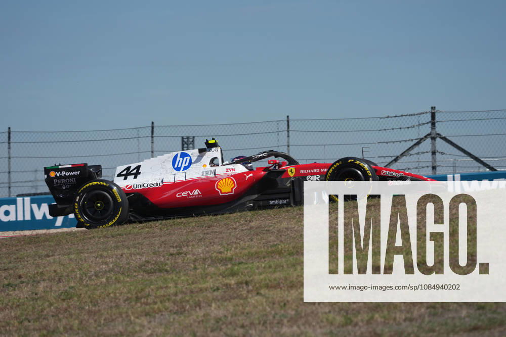 Formula 1 MSC Cruises United States Grand Prix 2026 British driver Lewis Hamilton of Scuderia Ferrari HP in action during first practice ahead of the formula 1 msc cruises united states grand prix 2026 at the Circuit of the Americas in Austtin, united states October 23 2026. Austin United States