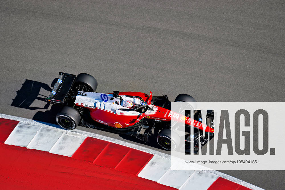 Charles Leclerc (MCO), Scuderia Ferrari HP, 16 USA, Formel 1 Weltmeisterschaft, United States Grand Prix, Trainingstag, Circuit of the Americas, Austin, Saison 2026, 23.10.2026 Formel 1 Weltmeisterschaft, United States Grand Prix, Trainingstag, Circuit of the Americas, Austin, Saison 2026, 23.10.2026 Austin