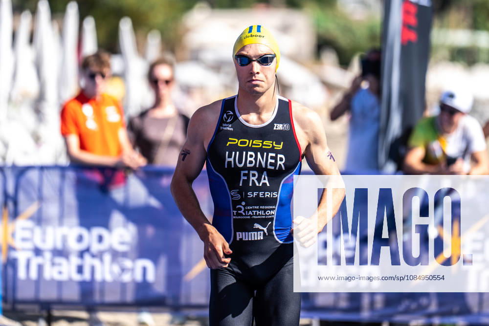 2026 Europe Triathlon Cup Alanya ANTALYA, TURKEY - OCTOBER 24: Martin Hubner of France makes his way to the start prior to the elite men race of 2026 Europe Triathlon Cup Alanya on October 24, 2026 in Antalya, Turkey. Antalya Turkey