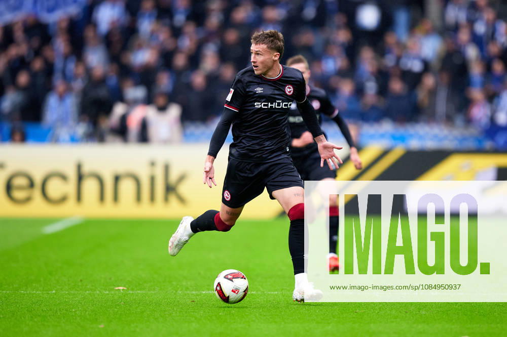 Joel Grodowski (Arminia Bielefeld, 11), GER, Hertha BSC vs. Arminia Bielefeld, 2. Bundesliga, Saison 2026 27, 09. Spieltag, 24.10.2026 (DFL REGULATIONS PROHIBIT ANY USE OF PHOTOGRAPHS AS IMAGE SEQUENCES AND OR QUASI - VIDEO). GER, Hertha BSC vs. Arminia Bielefeld, 2. Bundesliga, Saison 2026 27, 09. Spieltag, 24.10.2026 Berlin