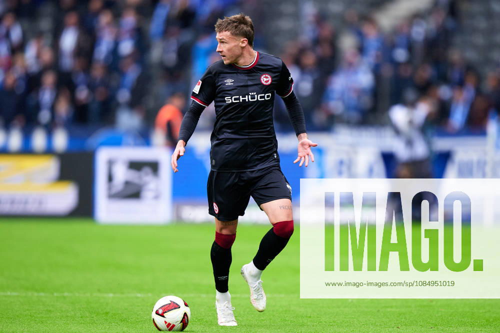 Joel Grodowski (Arminia Bielefeld, 11), GER, Hertha BSC vs. Arminia Bielefeld, 2. Bundesliga, Saison 2026 27, 09. Spieltag, 24.10.2026 (DFL REGULATIONS PROHIBIT ANY USE OF PHOTOGRAPHS AS IMAGE SEQUENCES AND OR QUASI - VIDEO). GER, Hertha BSC vs. Arminia Bielefeld, 2. Bundesliga, Saison 2026 27, 09. Spieltag, 24.10.2026 Berlin