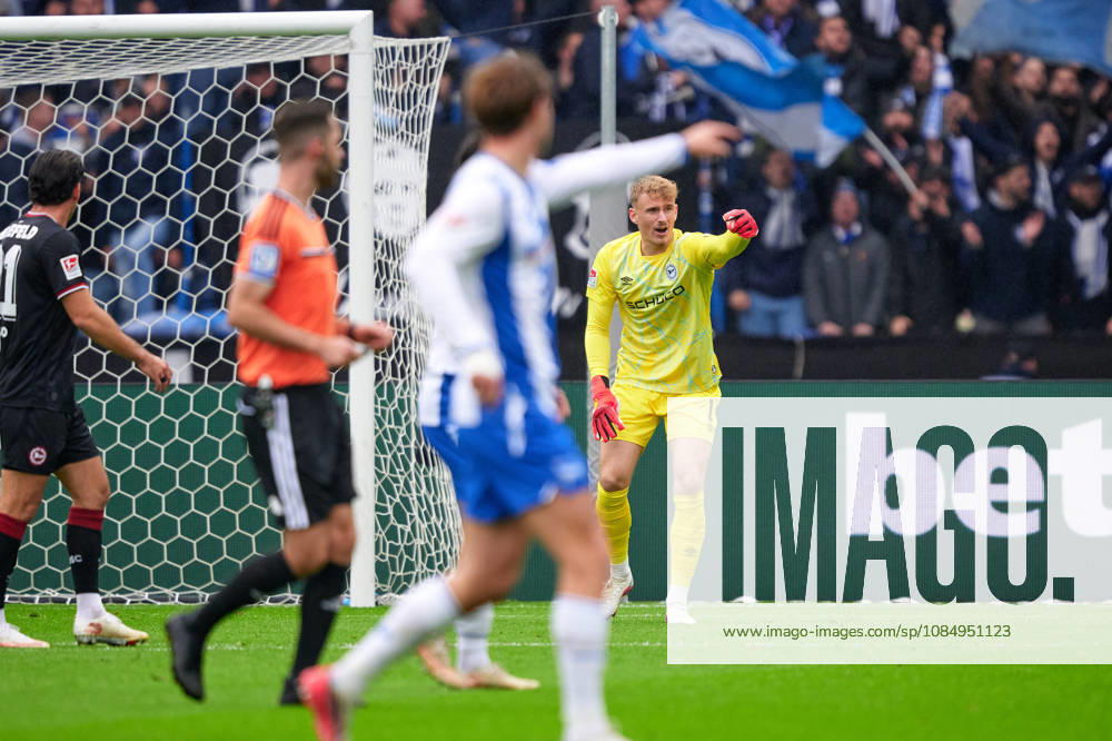 Jonas Kersken (Arminia Bielefeld, 01), GER, Hertha BSC vs. Arminia Bielefeld, 2. Bundesliga, Saison 2026 27, 09. Spieltag, 24.10.2026 (DFL REGULATIONS PROHIBIT ANY USE OF PHOTOGRAPHS AS IMAGE SEQUENCES AND OR QUASI - VIDEO). GER, Hertha BSC vs. Arminia Bielefeld, 2. Bundesliga, Saison 2026 27, 09. Spieltag, 24.10.2026 Berlin