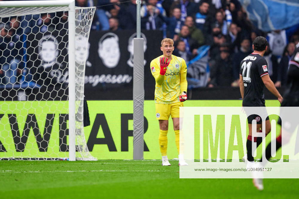 Jonas Kersken (Arminia Bielefeld, 01), GER, Hertha BSC vs. Arminia Bielefeld, 2. Bundesliga, Saison 2026 27, 09. Spieltag, 24.10.2026 (DFL REGULATIONS PROHIBIT ANY USE OF PHOTOGRAPHS AS IMAGE SEQUENCES AND OR QUASI - VIDEO). GER, Hertha BSC vs. Arminia Bielefeld, 2. Bundesliga, Saison 2026 27, 09. Spieltag, 24.10.2026 Berlin