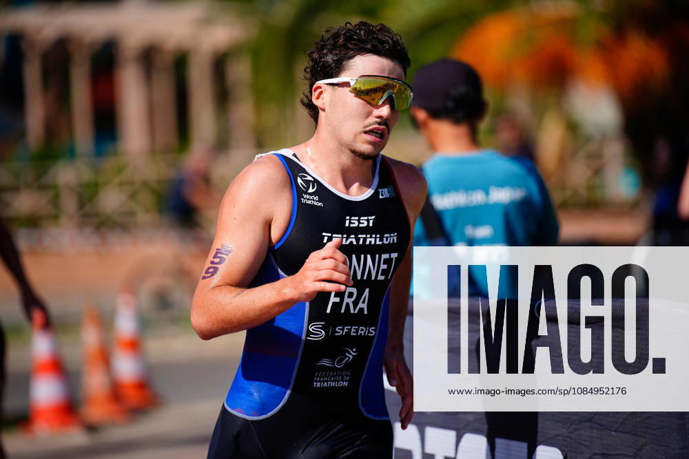 2026 Europe Triathlon Cup Alanya ANTALYA, TURKEY - OCTOBER 24: Gabin Yonnet of France competes in the run leg during the elite men race of 2026 Europe Triathlon Cup Alanya on October 24, 2026 in Antalya, Turkey. Antalya Turkey