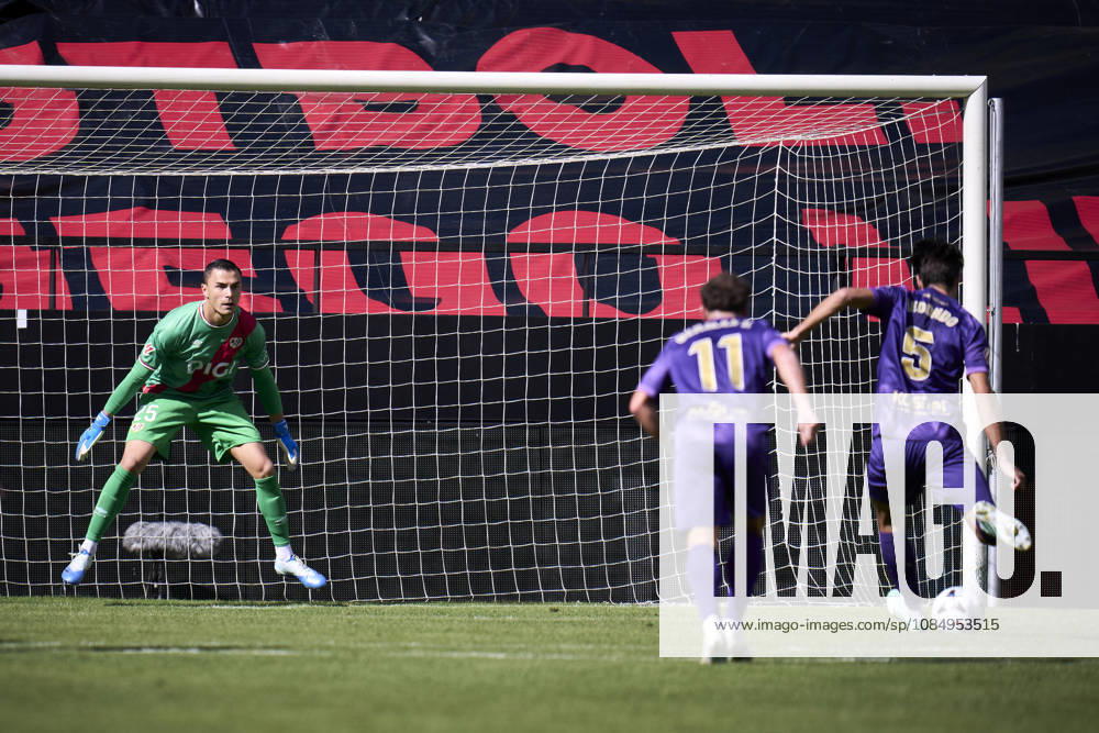 Emil Audero of Rayo Vallecano in action during the Spanish League, LaLiga EA Sports, football match played between Rayo Vallecano and Elche CF at Vallecas stadium on October 24, 2026, in Madrid, Spain. Rayo Vallecano V Elche CF - LaLiga EA Sports - ZUMAa181 20261024_zaa_a181_081