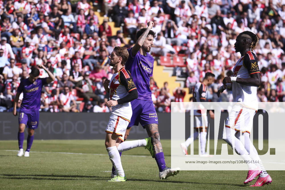 Rayo Vallecano v Espanyol - La Liga EA Sports 2026 27 October 24, 2026, Vallecas Stadium, Madrid, Spain: Fernando Nino Rodriguez of Elche celebrates his goal during La Liga EA Sports match between Rayo Vallecano and Elche CF at Vallecas Stadium on October 24, 2026 in Madrid, Spain. Madrid Vallecas Stadium Madrid Spain