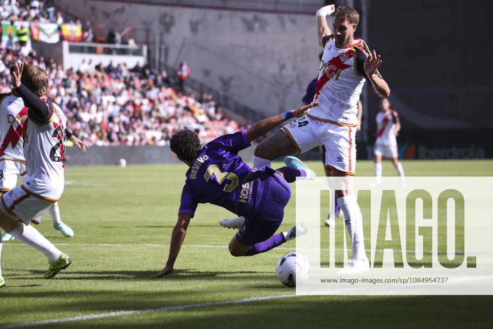 Rayo Vallecano v Espanyol - La Liga EA Sports 2026 27 October 24, 2026, Vallecas Stadium, Madrid, Spain: Florian Lejeune of Rayo Vallecano makes foul over Roy Revivo of Elche during La Liga EA Sports match between Rayo Vallecano and Elche CF at Vallecas Stadium on October 24, 2026 in Madrid, Spain. Madrid Vallecas Stadium Madrid Spain