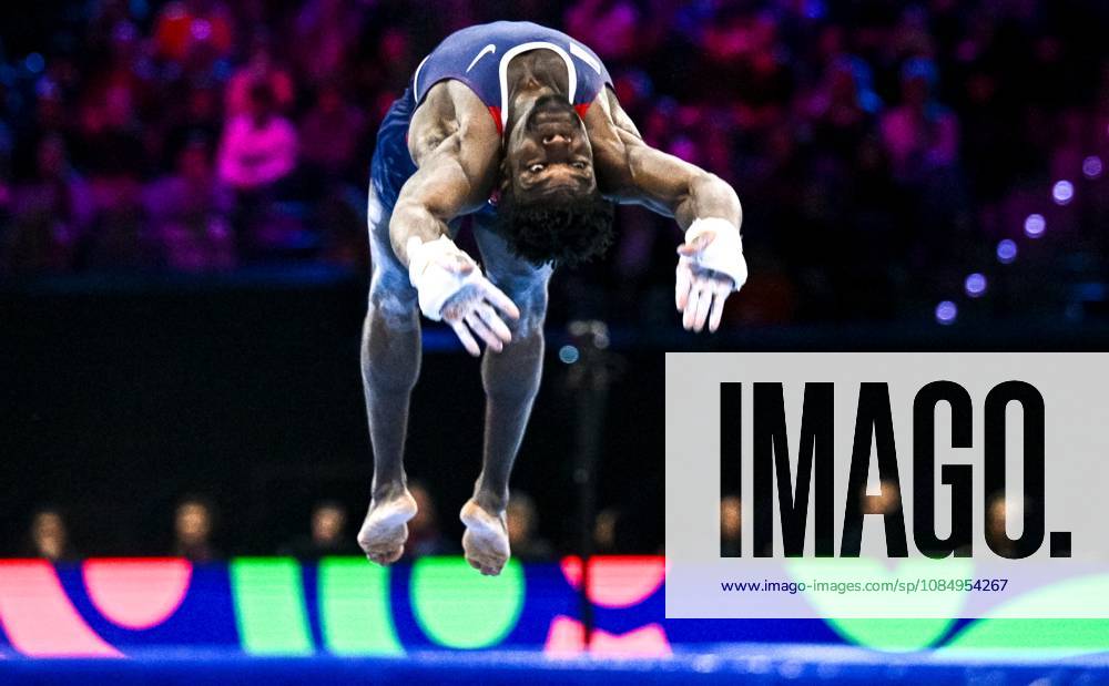Netherlands Artistic Gymnastics World Championships 9271907 24.10.2026 Frederick Richard of the United States competes in the men s floor exercise final at the 2026 World Artistic Gymnastics Championships in Rotterdam, the Netherlands. Alexey Filippov Sputnik Rotterdam Netherlands