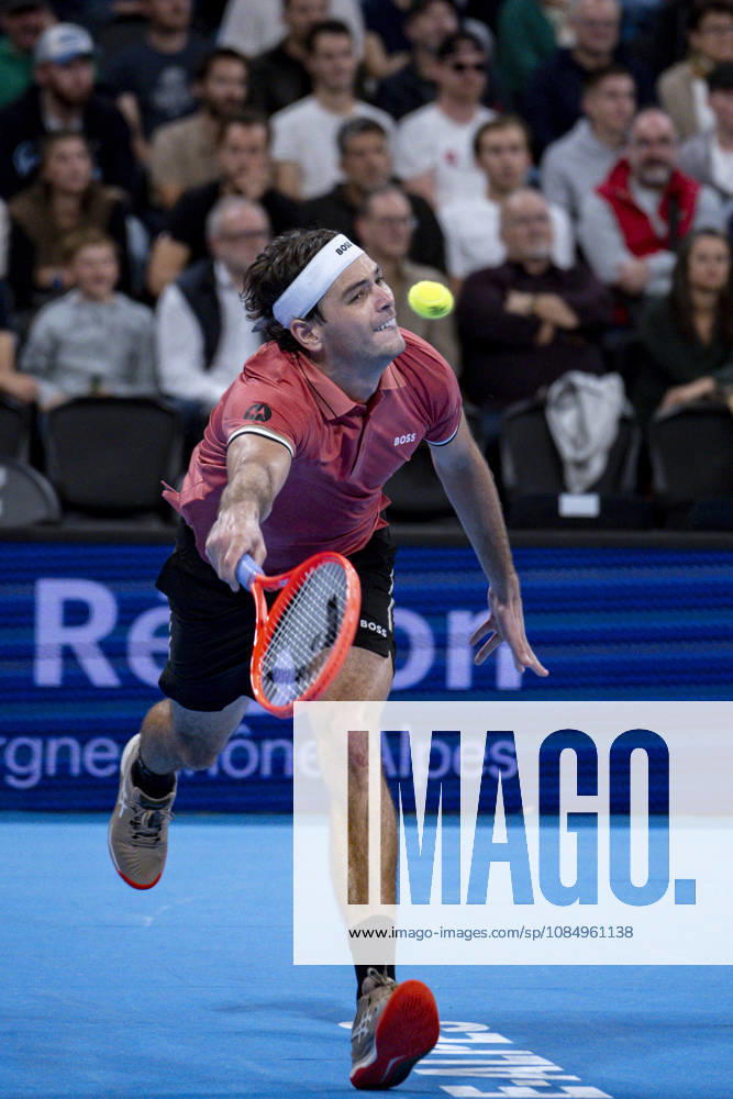 TENNIS : ATP, Tennis Herren 250 - Grand Prix Tennis AURA - Decines (France) 24 10 2026 Tommy PAUL (USA) vs Taylor FRITZ (USA) in the semifinals of the tennis Grand Prix Auvergne Rhône-Alpes at the LDLC Arena in Décines on October 24, 2026. Photo Sandrine Thesillat PsNewZ