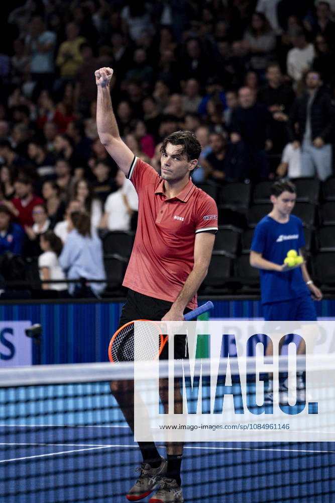 TENNIS : ATP, Tennis Herren 250 - Grand Prix Tennis AURA - Decines (France) 24 10 2026 Tommy PAUL (USA) vs Taylor FRITZ (USA) in the semifinals of the tennis Grand Prix Auvergne Rhône-Alpes at the LDLC Arena in Décines on October 24, 2026. Photo Sandrine Thesillat PsNewZ