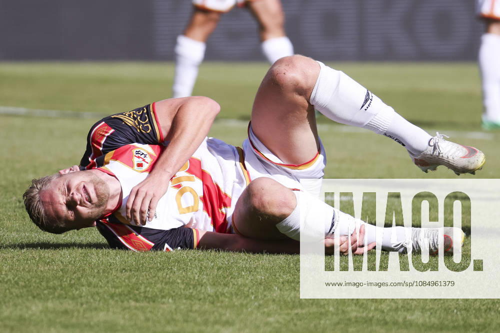Rayo Vallecano v Espanyol - La Liga EA Sports 2026 27 October 24, 2026, Vallecas Stadium, Madrid, Spain: Alemao of Rayo Vallecano is on the floor during La Liga EA Sports match between Rayo Vallecano and Elche CF at Vallecas Stadium on October 24, 2026 in Madrid, Spain. Madrid Vallecas Stadium Madrid Spain