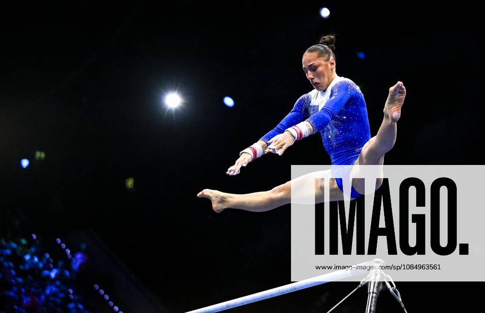 Netherlands Artistic Gymnastics World Championships 9272097 24.10.2026 Algeria s Kaylia Nemour competes in the women s uneven bars final at the 2026 World Artistic Gymnastics Championships in Rotterdam, the Netherlands. Alexey Filippov Sputnik Rotterdam Netherlands