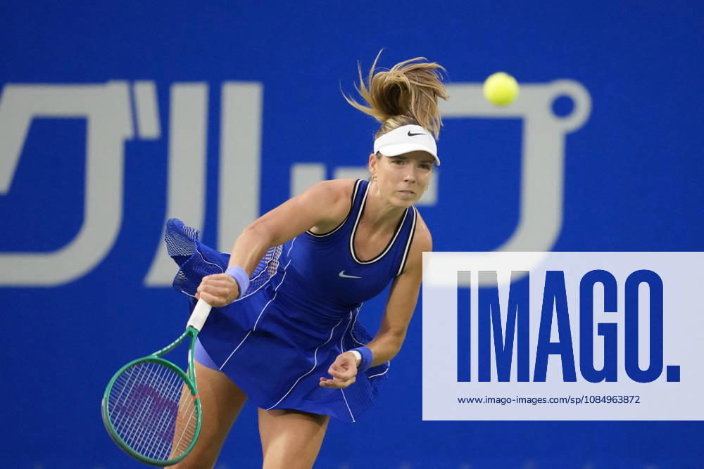 WTA, Tennis Damen Kinoshita Group Japan Open - Day 6 Katie Boulter (GBR) competes in her semi-final match against Katerina Siniakova (CZE) at the 2026 Kinoshita Group Japan Open Women s tennis tournament at Utsubo Tennis Center in Osaka, Japan, on October 24, 2026. Osaka Japan