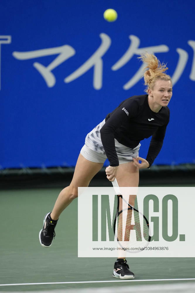 WTA, Tennis Damen Kinoshita Group Japan Open - Day 6 Katerina Siniakova of the Czech Republic plays during her semi-final match against Katie Boulter of Great Britain at the 2026 Kinoshita Group Japan Open Women s tennis tournament at Utsubo Tennis Center in Osaka, Japan, on October 24, 2026. Osaka Japan