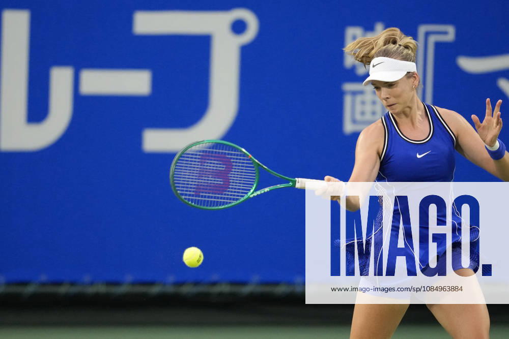 WTA, Tennis Damen Kinoshita Group Japan Open - Day 6 Katie Boulter of Great Britain plays during her semi-final match against Katerina Siniakova of the Czech Republic at the 2026 Kinoshita Group Japan Open Women s tennis tournament at Utsubo Tennis Center in Osaka, Japan, on October 24, 2026. Osaka Japan