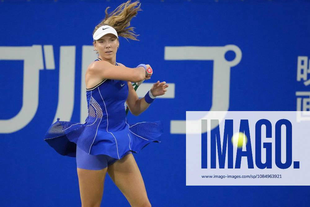 WTA, Tennis Damen Kinoshita Group Japan Open - Day 6 Katie Boulter (GBR) competes in her semi-final match against Katerina Siniakova (CZE) at the 2026 Kinoshita Group Japan Open Women s tennis tournament at Utsubo Tennis Center in Osaka, Japan, on October 24, 2026. Osaka Japan