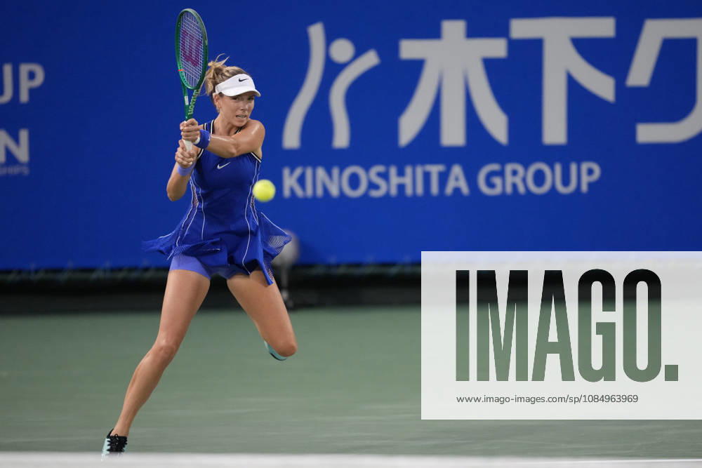 WTA, Tennis Damen Kinoshita Group Japan Open - Day 6 Katie Boulter (GBR) competes in her semi-final match against Katerina Siniakova (CZE) at the 2026 Kinoshita Group Japan Open Women s tennis tournament at Utsubo Tennis Center in Osaka, Japan, on October 24, 2026. Osaka Japan