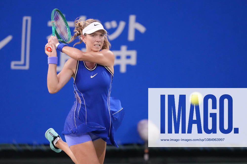 WTA, Tennis Damen Kinoshita Group Japan Open - Day 6 Katie Boulter of Great Britain plays during her semi-final match against Katerina Siniakova of the Czech Republic at the 2026 Kinoshita Group Japan Open Women s tennis tournament at Utsubo Tennis Center in Osaka, Japan, on October 24, 2026. Osaka Japan