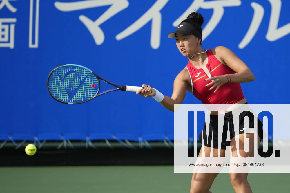WTA, Tennis Damen Kinoshita Group Japan Open - Day 6 Ann Li of the United States plays during her semi-final match against Ashlyn Krueger of the United States at the 2026 Kinoshita Group Japan Open Women s tennis tournament at Utsubo Tennis Center in Osaka, Japan, on October 24, 2026. Osaka Japan