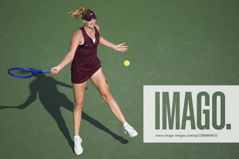 WTA, Tennis Damen Kinoshita Group Japan Open - Day 6 Ashlyn Krueger of the United States competes against Ann Li of the United States during their semi-final match at the 2026 Kinoshita Group Japan Open Women s tennis tournament at Utsubo Tennis Center in Osaka, Japan, on October 24, 2026. Osaka Japan