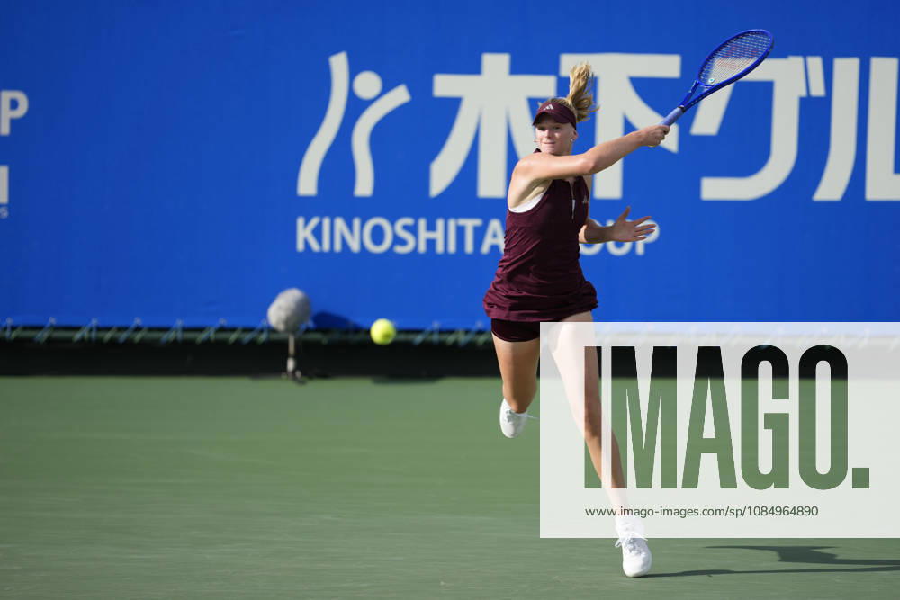 WTA, Tennis Damen Kinoshita Group Japan Open - Day 6 Ashlyn Krueger of the United States competes against Ann Li of the United States during their semi-final match at the 2026 Kinoshita Group Japan Open Women s tennis tournament at Utsubo Tennis Center in Osaka, Japan, on October 24, 2026. Osaka Japan