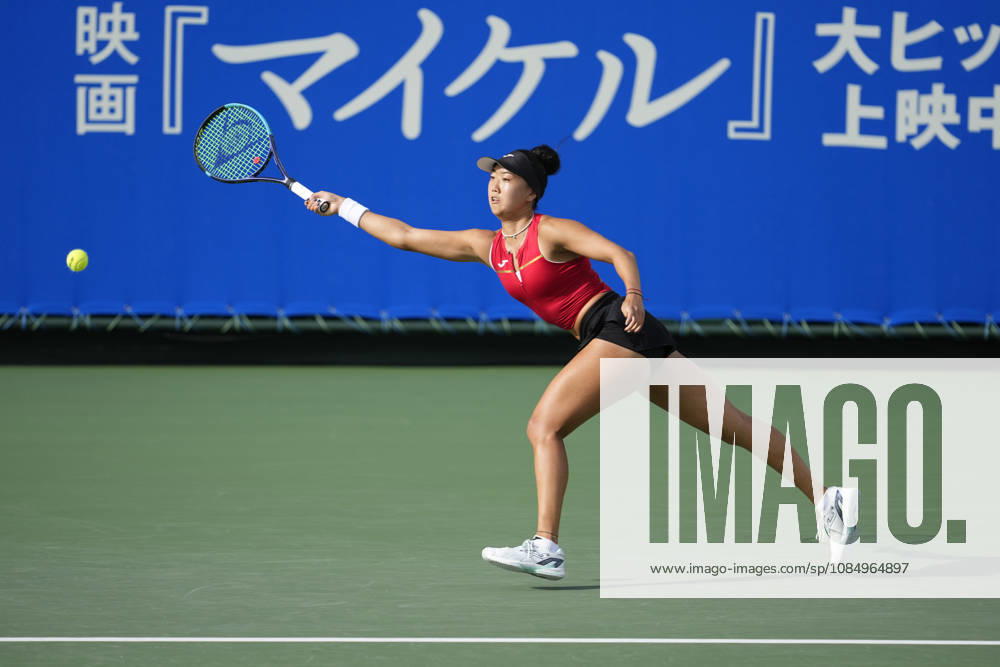 WTA, Tennis Damen Kinoshita Group Japan Open - Day 6 Ann Li of the United States plays during her semi-final match against Ashlyn Krueger of the United States at the 2026 Kinoshita Group Japan Open Women s tennis tournament at Utsubo Tennis Center in Osaka, Japan, on October 24, 2026. Osaka Japan
