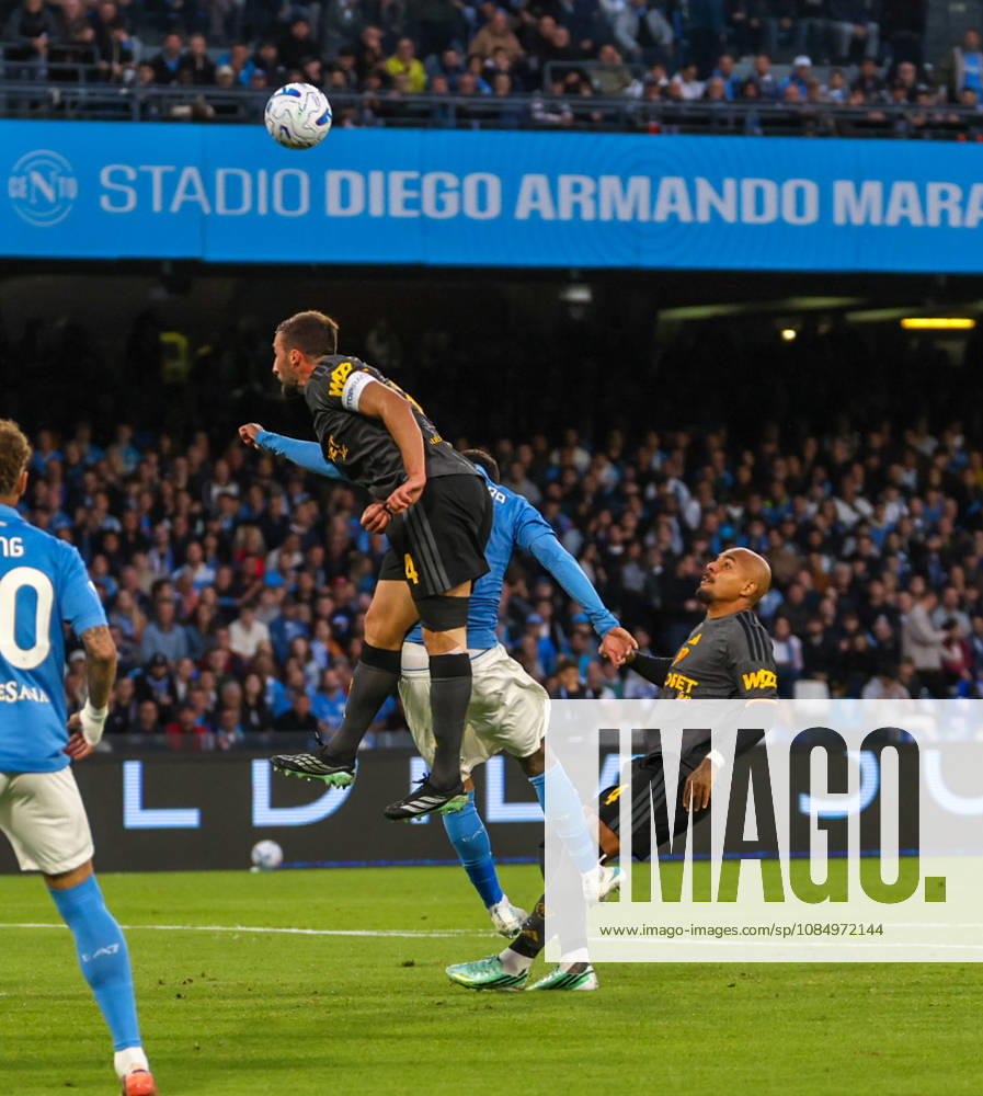 Bryan Cristante of AS Roma during the football match on 24 10 2026â€part of the 2026 27 Italian Serie A championshipâ€held in Naples at the Stadio Diego Armando Maradona between SSC Napoli and AS Roma Serie A Championship Football Match - 2026 27: Napoli Vs Roma - ZUMAs236 20261024_aap_s236_042