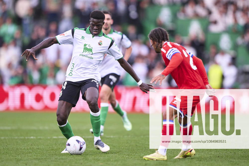 Real Racing Club de Santander v RCD Espanyol de Barcelona - LaLiga EA Sports 2026 27 Maguette Gueye of Real Racing Club controls the ball during the LaLiga EA Sports match between Real Racing Club and RCD Espanyol at Campos de El Sardinero in Santander, Spain, on October 24, 2026. Santander Spain