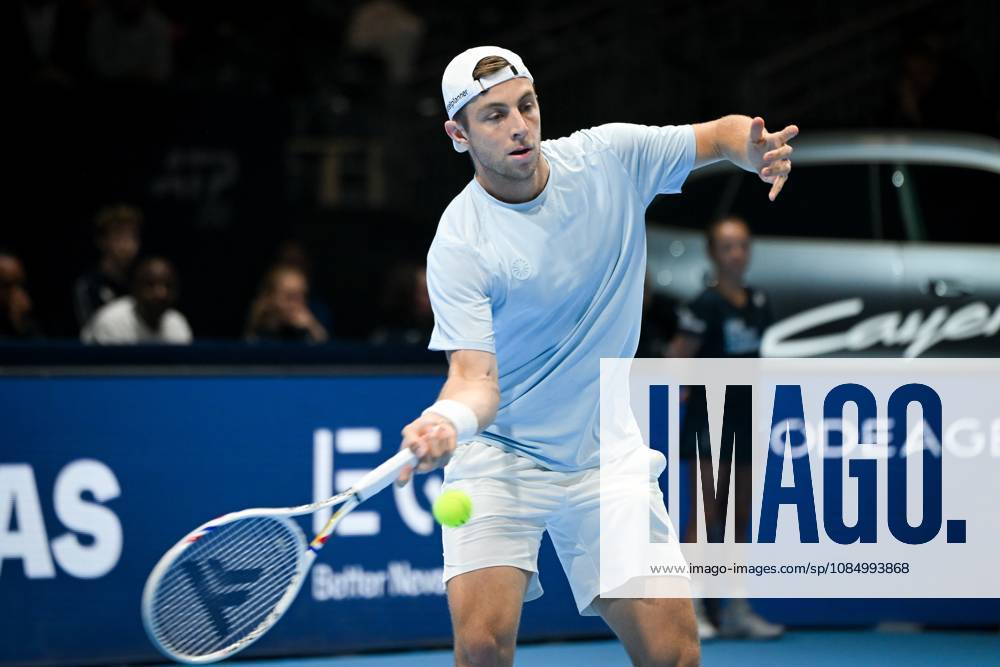 Dutch Tallon Griekspoor pictured in action during the semi final of the European Open ATP, Tennis Herren tennis tournament in Brussels, on Saturday 24 October 2026. This year s edition of the tournament is taking place from 17 to 25 October ELIASxROM x190880420x