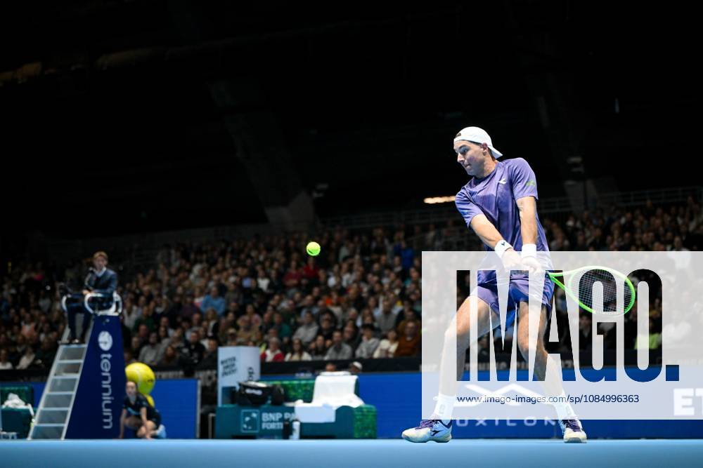 German Jan-Lennard Struff pictured in action during the semi final of the European Open ATP, Tennis Herren tennis tournament in Brussels, on Saturday 24 October 2026. This year s edition of the tournament is taking place from 17 to 25 October ELIASxROM x190903796x