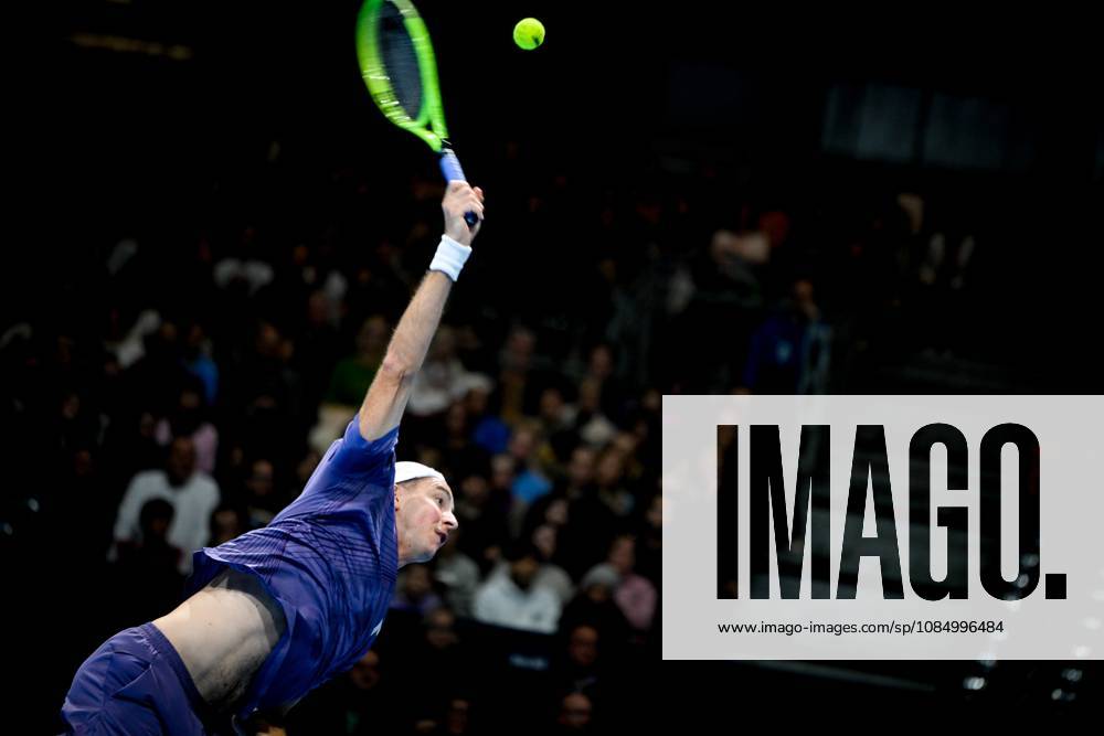 German Jan-Lennard Struff pictured in action during the semi final of the European Open ATP, Tennis Herren tennis tournament in Brussels, on Saturday 24 October 2026. This year s edition of the tournament is taking place from 17 to 25 October ELIASxROM x190905885x