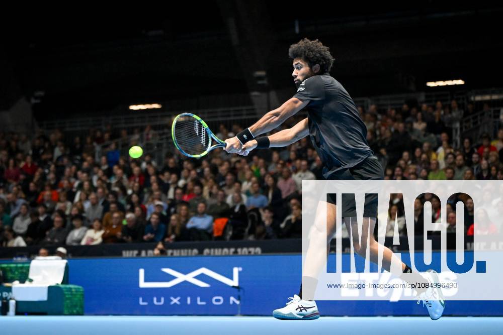 French Arthur Fils pictured in action during the semi final of the European Open ATP, Tennis Herren tennis tournament in Brussels, on Saturday 24 October 2026. This year s edition of the tournament is taking place from 17 to 25 October ELIASxROM x190905916x