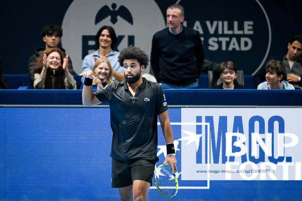 French Arthur Fils pictured during the semi final of the European Open ATP, Tennis Herren tennis tournament in Brussels, on Saturday 24 October 2026. This year s edition of the tournament is taking place from 17 to 25 October ELIASxROM x190912711x