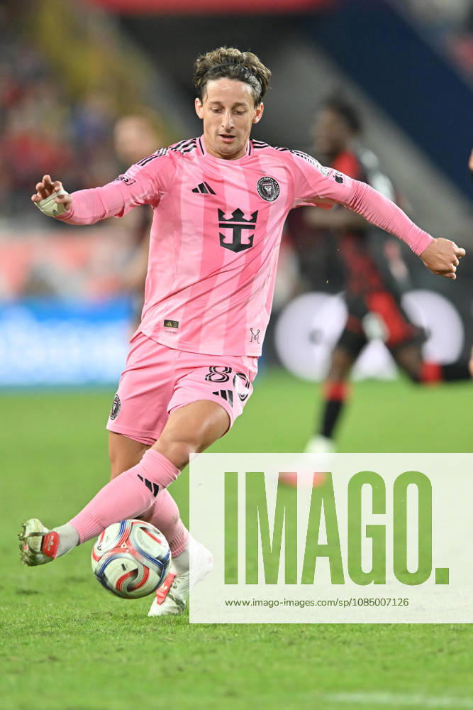 Harrison, New Jersey United States of America. 24 Oct, 2026. Inter Miami CF midfielder MATIAS GALARZA (80) in action at Sports Illustrated Stadium New York Red Bulls defeat Inter Miami CF 2 to 0. Credit: , Jr. Zuma Press Harrison United States of America - ZUMAa301 20261024_aaf_a301_033