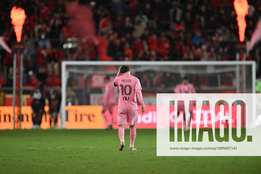Harrison, New Jersey United States of America. 24 Oct, 2026. Inter Miami CF forward LIONEL MESSI (10) reacts to Red Bulls scoring their second goal of the night at Sports Illustrated Stadium New York Red Bulls defeat Inter Miami CF 2 to 0. Credit: , Jr. Zuma Press Harrison United States of America - ZUMAa301 20261024_aaf_a301_023