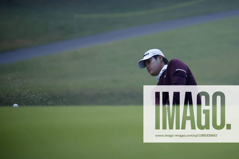 Oct 25, 2026-Cheonan, South Korea-Jaehyun JUNG of South Korea action on 1th Bunker during a DP World Tour Genesis Championship Final Round at Woo Jeong Hills CC in Cheonan, South Korea. Cheonan SOUTH KOREA - ZUMAr168 20261025_aap_r168_057