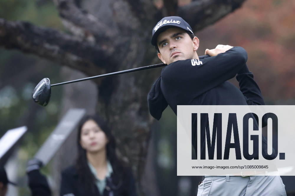 Oct 25, 2026-Cheonan, South Korea-Daniel RODRIGUES of Portugal action on 1th Tee during a DP World Tour Genesis Championship Final Round at Woo Jeong Hills CC in Cheonan, South Korea. Cheonan SOUTH KOREA - ZUMAr168 20261025_aap_r168_058