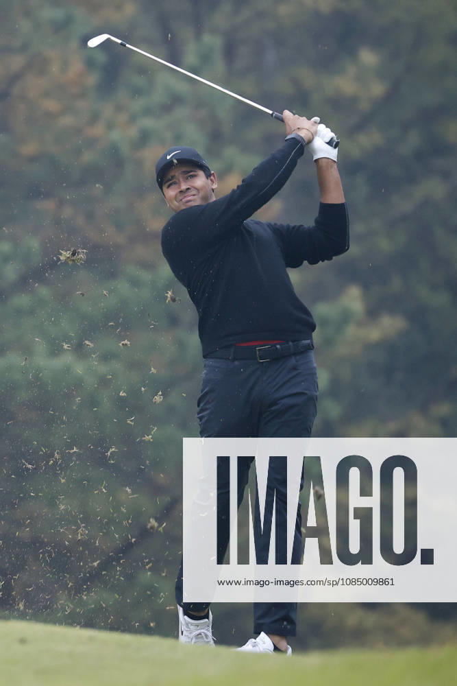 Oct 25, 2026-Cheonan, South Korea-Yurav PREMLALL of South Africa action on 1th Fairway during a DP World Tour Genesis Championship Final Round at Woo Jeong Hills CC in Cheonan, South Korea. Cheonan SOUTH KOREA - ZUMAr168 20261025_aap_r168_047