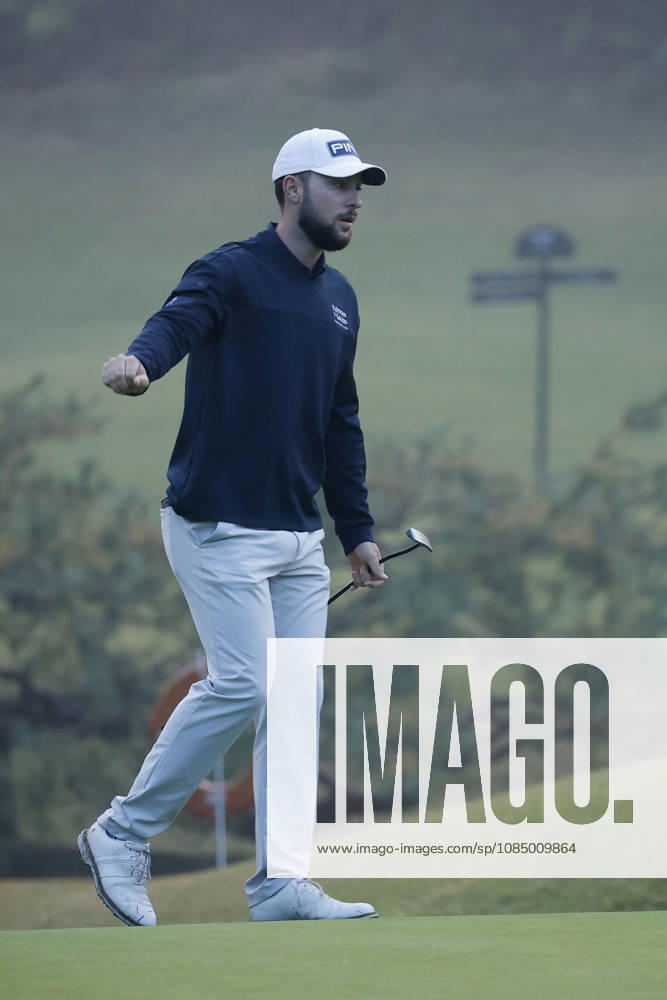 Oct 25, 2026-Cheonan, South Korea-Rocco REPETTO TAYLOR of Spain action on 1th Green during a DP World Tour Genesis Championship Final Round at Woo Jeong Hills CC in Cheonan, South Korea. DP Tour Genesis Championship Final Round - ZUMAr168 20261025_aap_r168_028