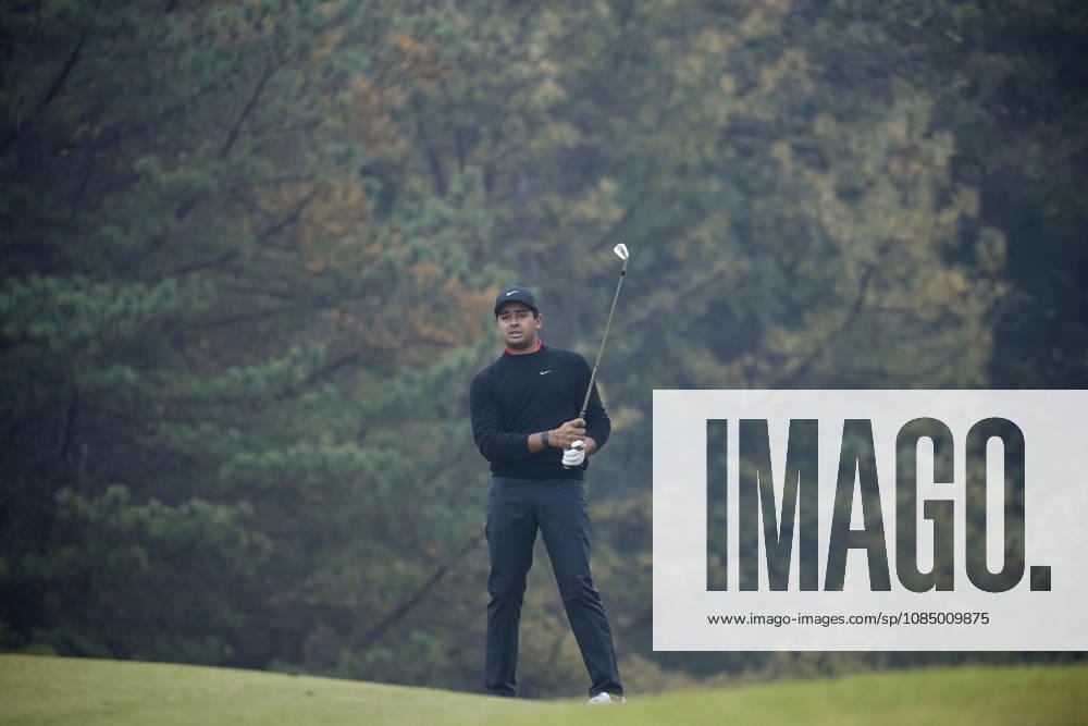 Oct 25, 2026-Cheonan, South Korea-Yurav PREMLALL of South Africa action on 1th Fairway during a DP World Tour Genesis Championship Final Round at Woo Jeong Hills CC in Cheonan, South Korea. DP Tour Genesis Championship Final Round - ZUMAr168 20261025_aap_r168_032