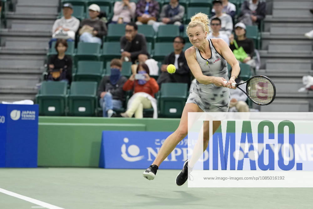 WTA, Tennis Damen Kinoshita Group Japan Open - Day 7 Katerina Siniakova (CZE) plays during her Singles Final match against Ashlyn Krueger (USA) at the 2026 Kinoshita Group Japan Open Women s tennis tournament at Utsubo Tennis Center in Osaka, Japan, on October 25, 2026. Osaka Japan