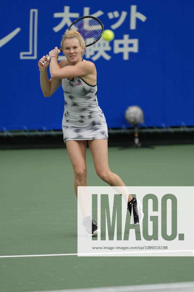 WTA, Tennis Damen Kinoshita Group Japan Open - Day 7 Katerina Siniakova (CZE) plays during her Singles Final match against Ashlyn Krueger (USA) at the 2026 Kinoshita Group Japan Open Women s tennis tournament at Utsubo Tennis Center in Osaka, Japan, on October 25, 2026. Osaka Japan