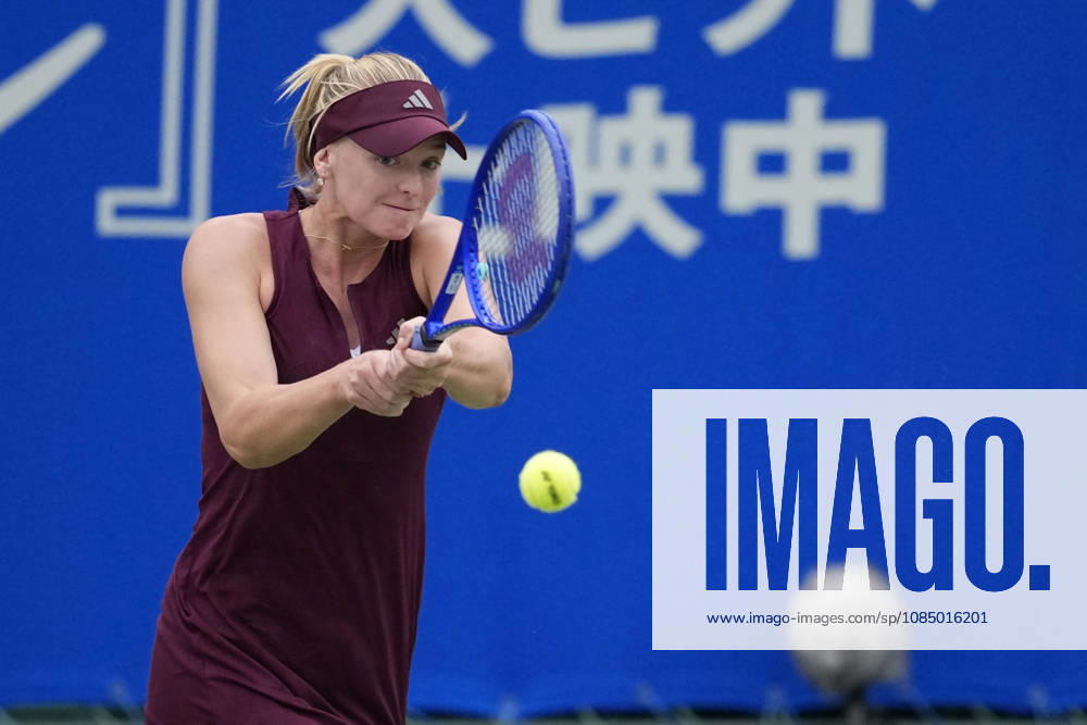 WTA, Tennis Damen Kinoshita Group Japan Open - Day 7 Ashlyn Krueger of the United States plays during her Singles Final match against Katerina Siniakova of the Czech Republic at the 2026 Kinoshita Group Japan Open Women s tennis tournament at Utsubo Tennis Center in Osaka, Japan, on October 25, 2026. Osaka Japan