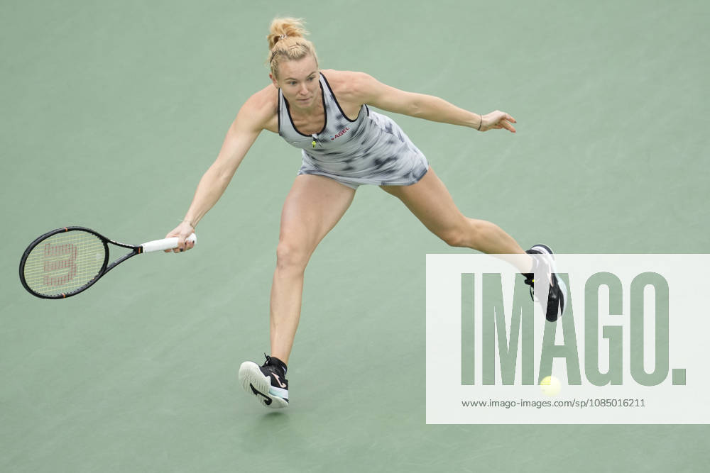 WTA, Tennis Damen Kinoshita Group Japan Open - Day 7 Katerina Siniakova (CZE) plays during her Singles Final match against Ashlyn Krueger (USA) at the 2026 Kinoshita Group Japan Open Women s tennis tournament at Utsubo Tennis Center in Osaka, Japan, on October 25, 2026. Osaka Japan