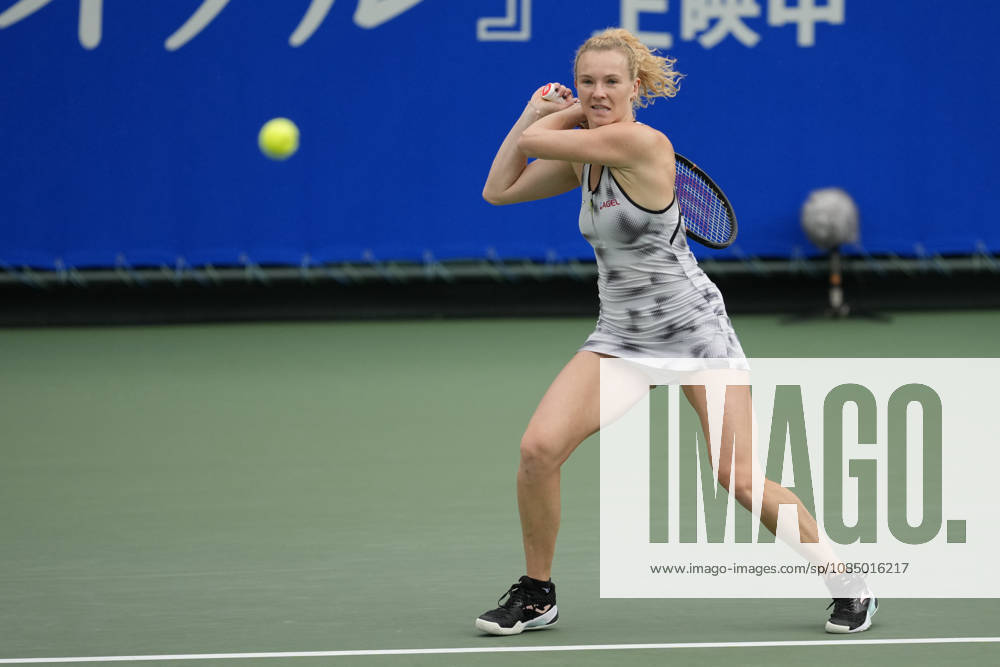WTA, Tennis Damen Kinoshita Group Japan Open - Day 7 Katerina Siniakova (CZE) plays during her Singles Final match against Ashlyn Krueger (USA) at the 2026 Kinoshita Group Japan Open Women s tennis tournament at Utsubo Tennis Center in Osaka, Japan, on October 25, 2026. Osaka Japan