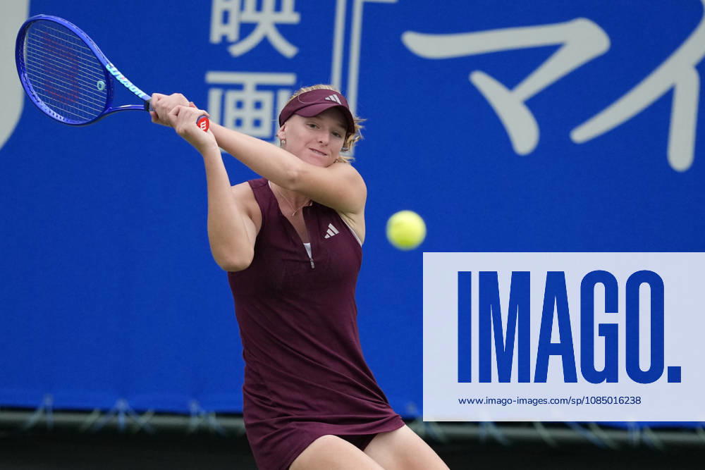 WTA, Tennis Damen Kinoshita Group Japan Open - Day 7 Ashlyn Krueger of the United States plays during her Singles Final match against Katerina Siniakova of the Czech Republic at the 2026 Kinoshita Group Japan Open Women s tennis tournament at Utsubo Tennis Center in Osaka, Japan, on October 25, 2026. Osaka Japan