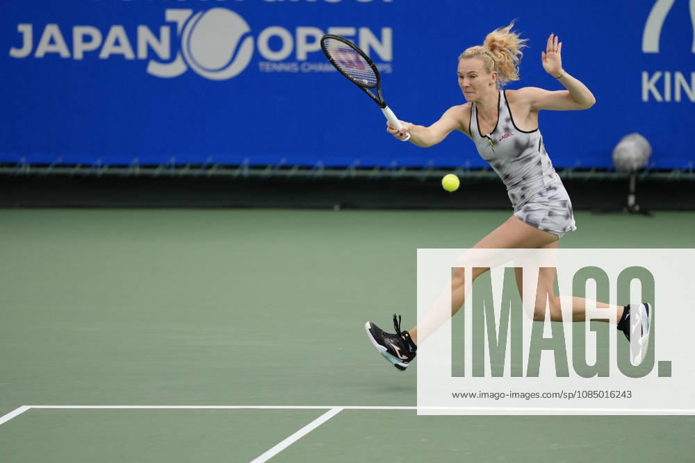 WTA, Tennis Damen Kinoshita Group Japan Open - Day 7 Katerina Siniakova (CZE) plays during her Singles Final match against Ashlyn Krueger (USA) at the 2026 Kinoshita Group Japan Open Women s tennis tournament at Utsubo Tennis Center in Osaka, Japan, on October 25, 2026. Osaka Japan