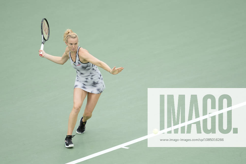 WTA, Tennis Damen Kinoshita Group Japan Open - Day 7 Katerina Siniakova (CZE) plays during her Singles Final match against Ashlyn Krueger (USA) at the 2026 Kinoshita Group Japan Open Women s tennis tournament at Utsubo Tennis Center in Osaka, Japan, on October 25, 2026. Osaka Japan