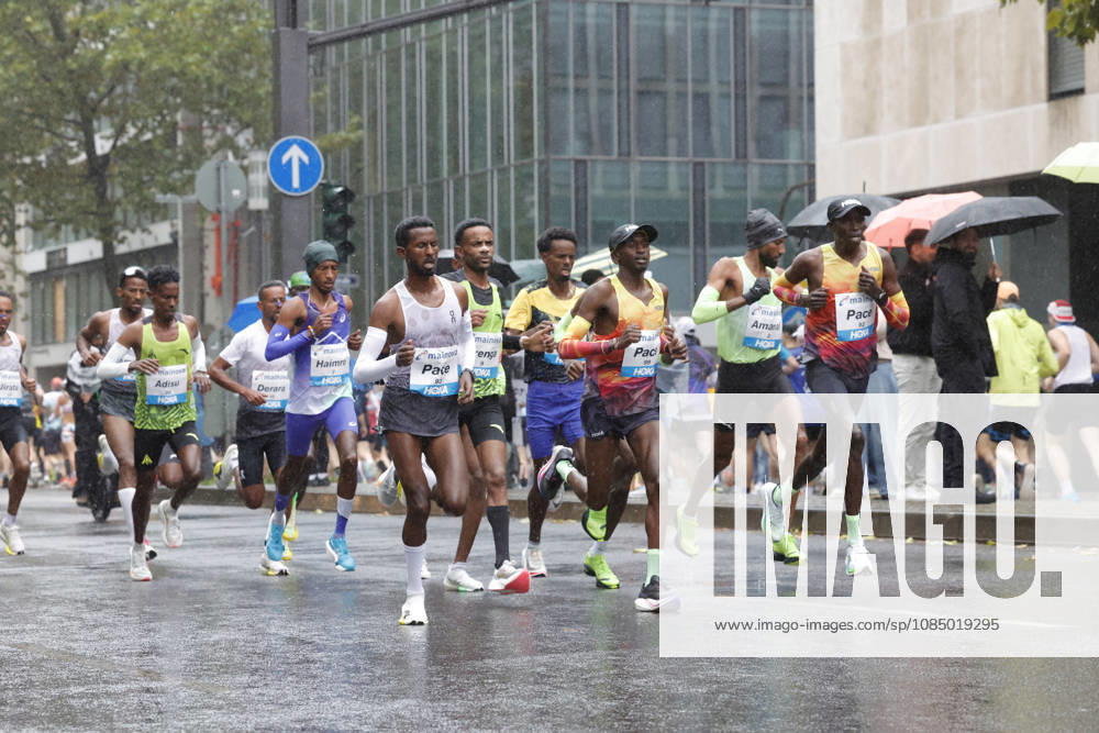 Leichtathletik 43. Mainova Frankfurt Marathon Start Frankfurt Main Hessen Deutschland