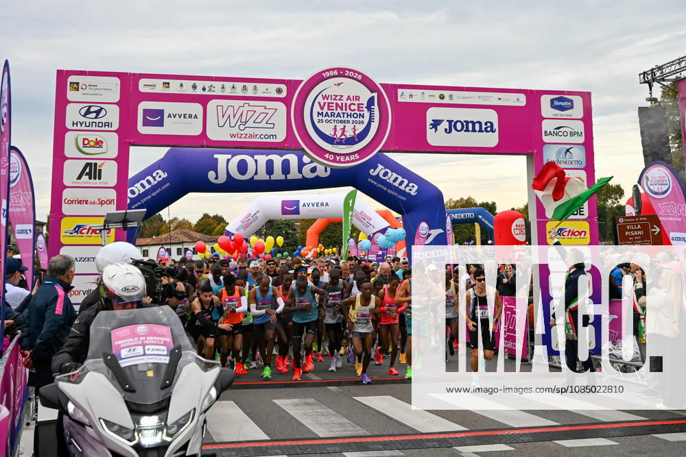 IPA90160936 - The top runner ready to start in the 40th Venice Marathon 2026, a marathon race in Venice, Italy, on October 25, 2026